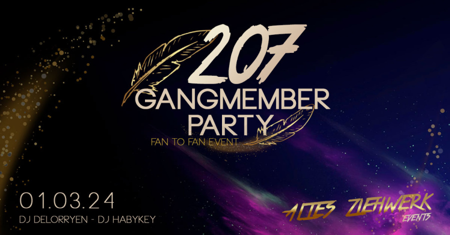 01.03.24 • 207 GangMember Party • Altes Ziehwerk